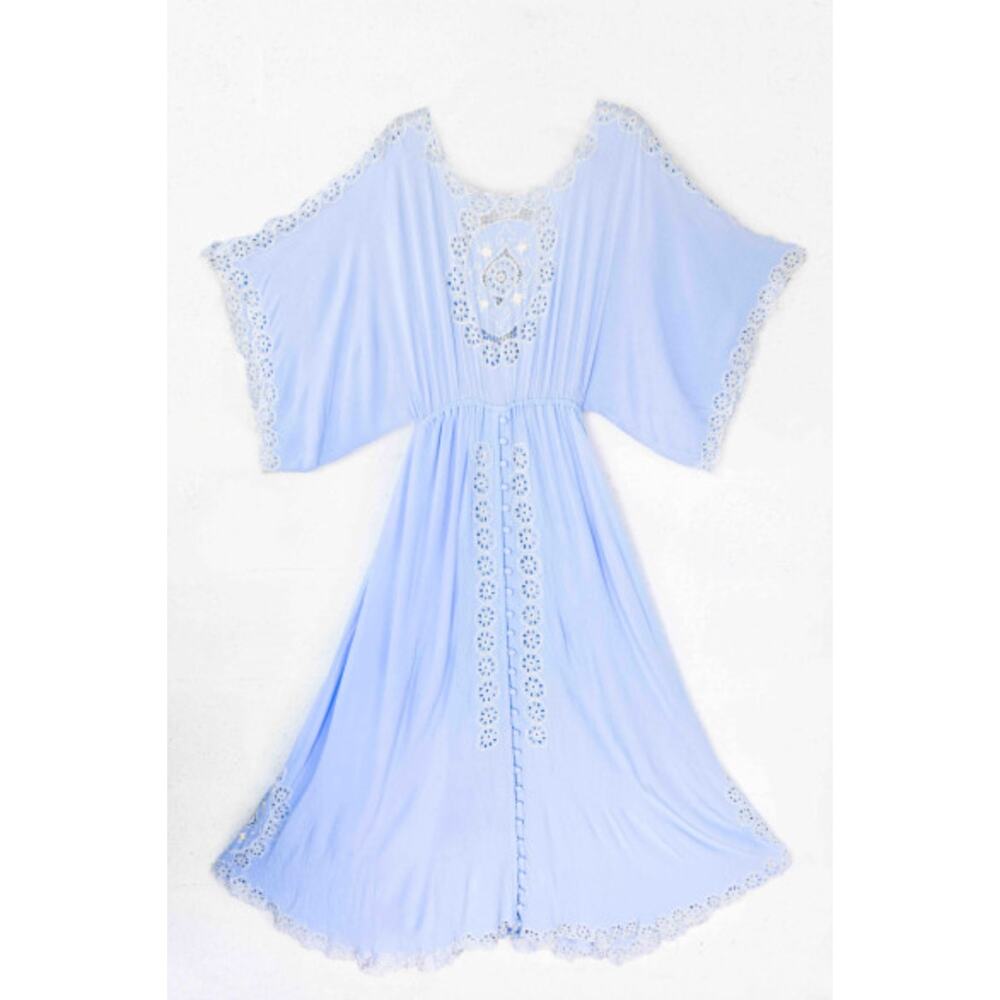 Fillyboo I Believe in Unicorns Embroidered Maxi Dress Fits Small to Large Petite